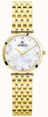 Herbelin | Women's | Epsilon | Mother Of Pearl Dial | Gold Bracelet | 17116/BP89