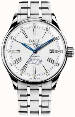 Ball Watch Company Trainmaster Endeavour Chronometer Limited Edition Bracelet NM3288D-S2CJ-WH