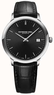 Raymond Weil | Men's Toccata Black Leather | Black Dial | 5485-STC-20001