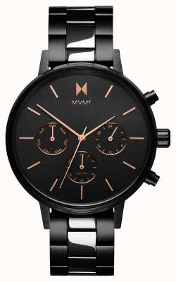MVMT Nova Crux | Black PVD Stainless Steel | Black Dial D-FC01-BL