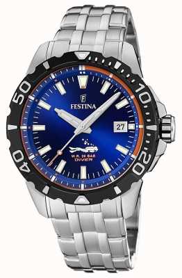 Festina | Men's Divers | Stainless Steel Bracelet | Blue Dial | F20461/1