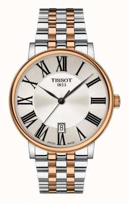 Tissot | Men's Carson | Silver Dial | Two-Tone Stainless Steel T1224102203300