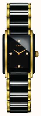 RADO Integral Diamonds High-Tech Ceramic Square Dial Watch R20845712