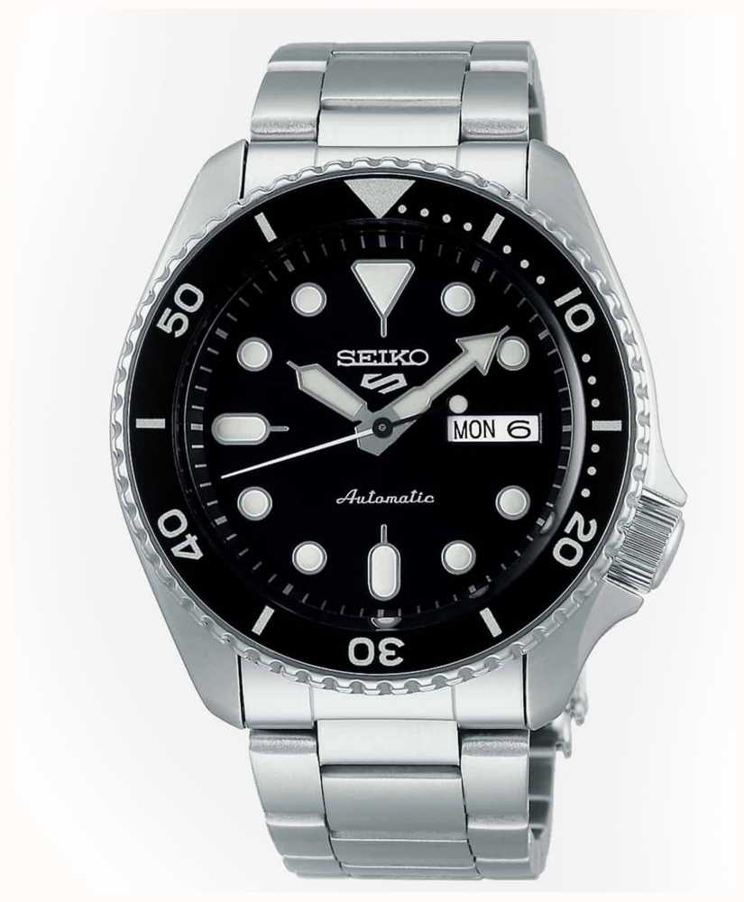 Seiko 5 Sport | Sports | Automatic | Black Dial | Stainless Steel SRPD55K1  - First Class Watches™ IRL