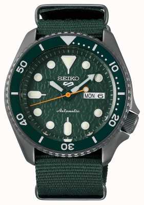 Seiko 5 Sport | Sense | Automatic | Green Dial|  Green NATO SRPD77K1
