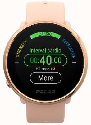 Polar Ignite GPS Activity and HR Tracker Rose Gold & Pink (S) 90079898