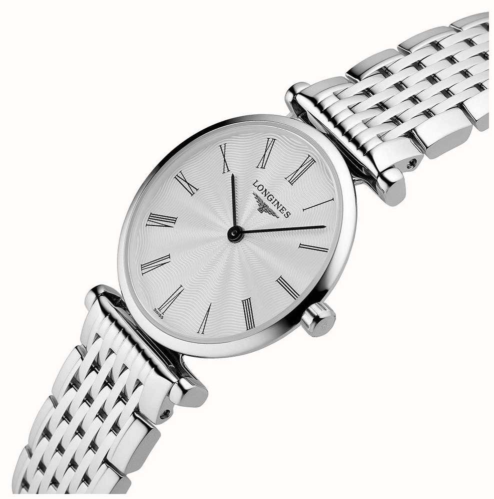 LONGINES Elegance Classic Silver Strap White Face L42094716