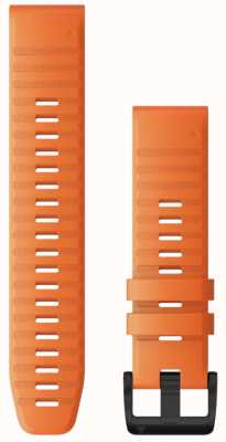 Garmin QuickFit 22 Watch Strap Only, Ember Orange Silicone 010-12863-01