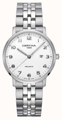 Certina | DS Caimano | Stainless Steel Silver Bracelet | White Dial C0354101101200