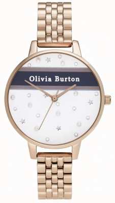 Olivia Burton Women's | Demi | Varsity | Rose Gold PVD OB16VS06