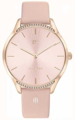 Tommy Hilfiger Gray | Pink Leather Strap | Blush Dial | 1782215