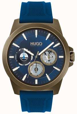 HUGO #TWIST | Blue Rubber Strap | Blue Dial 1530130