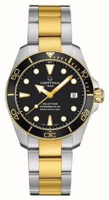 Certina DS ACTION Diver | 38MM | Powermatic 80 | Two Tone C0328072205100