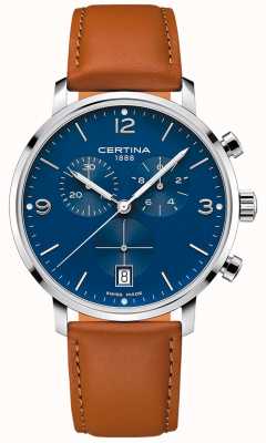 Bauhaus Men\'s Brown Italian Leather Strap | Blue Dial 2130-3 - First Class  Watches™ IRL