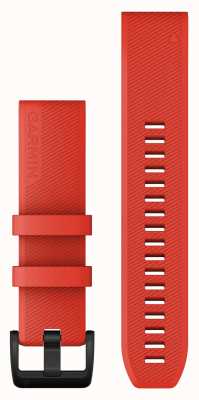 Garmin Quickfit 22 Strap Only Laser Red With Black Stainless Steel 010-12901-02