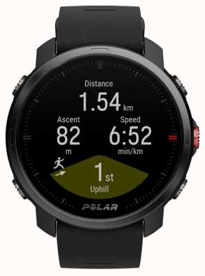 Polar Grit X GPS Outdoor Multisport Training Watch Black (M-L) 90081734