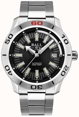 Ball Watch Company Fireman Black NECC | Stainless Steel Bracelet | Black Dial DM3090A-S3J-BK