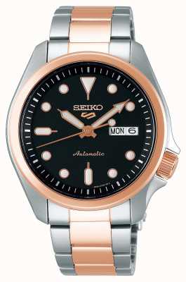 Seiko Men's 5 Sports Automatic Watch | Two Tone SRPE58K1