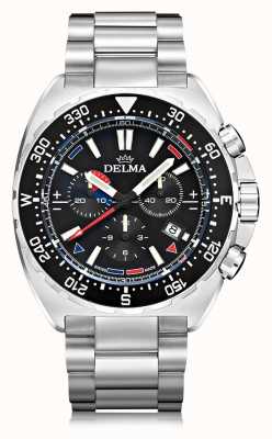 Delma Oceanmaster Quartz Chronograph | Stainless Steel Bracelet 41701.678.6.038