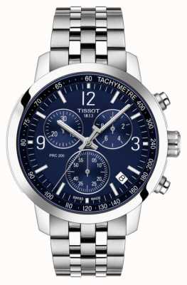 Tissot PRC 200 | Chronograph | Blue Dial | Stainless Steel Strap T1144171104700