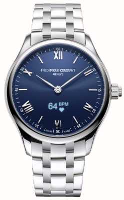 Frederique Constant Men's | Vitality | Smartwatch | Blue Dial | Stainless Steel FC-287N5B6B