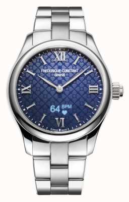 Frederique Constant Women's | Vitality | Smartwatch | Blue Dial | Stainless Steel FC-286N3B6B