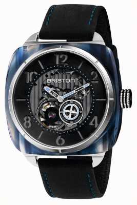 Briston Streamliner Skeleton Auto | Blue Acetate | Black Leather 201042.SA.BL.1.CH