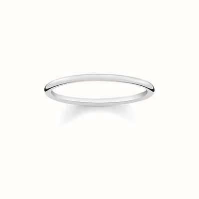 Thomas Sabo Silver Plain Glam And Soul  Size EU 56 (UK O 1/2 - P) TR2123-001-12-56