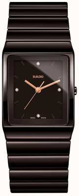 RADO Rado Ceramica L Jubile Men's Black Dial Black Ceramic R21993702