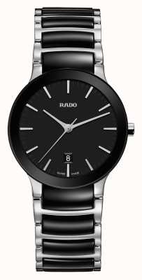 RADO Centrix S Women's Quartz Black Dial  Black And Stainless steel Bracelet R30935172