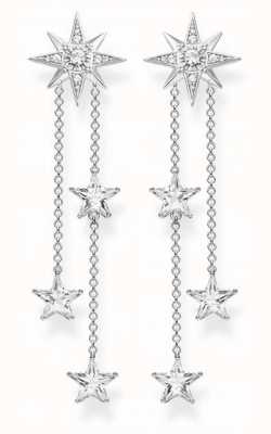 Thomas Sabo Sterling Silver 'Stars' Dangly Earrings H2084-051-14