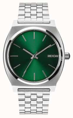 Nixon Time Teller | Green Sunray | Stainless Steel Bracelet | Green Dial A045-1696-00