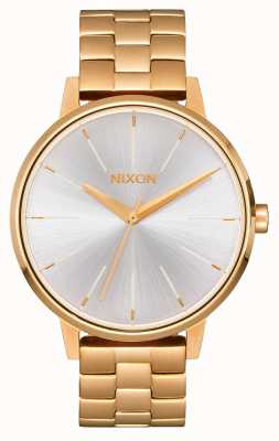 Nixon Kensington | Gold / White | Gold IP Bracelet | Silver Dial A099-508-00