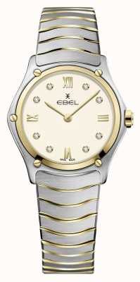 EBEL Women's Sport Classic | Two-Tone Stainless Steel Bracelet | Ivory Dial 1216418A