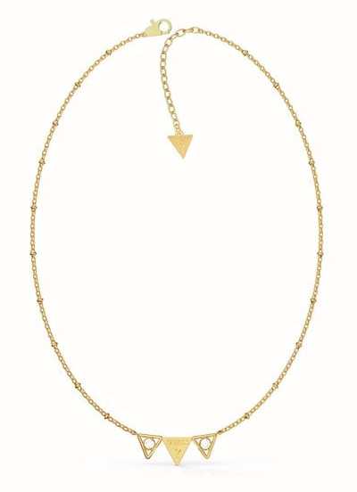 guess triangle necklace