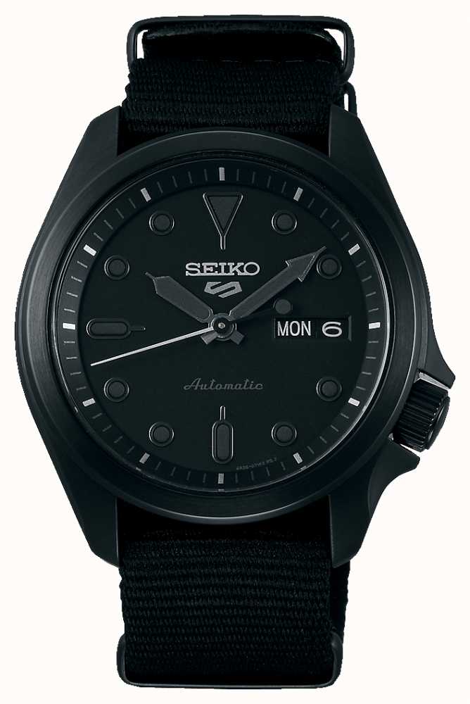 Seiko 5 Sports | Black IP Plated Case | Black NATO Strap SRPE69K1 - First  Class Watches™ IRL