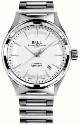 Ball Watch Company Fireman Victory | Steel Bracelet | White Dial | 40mm NM2098C-S4J-SL