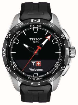 Tissot T-Touch Connect Solar Titanium (47.5mm) Black Dial / Black Synthetic Strap T1214204705100