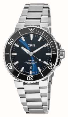 ORIS Aquis Date Automatic (41.5mm) Blue Dial / Stainless Steel Bracelet 01 733 7766 4135-07 8 22 05PEB