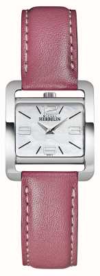 Herbelin V Avenue | Pink Leather Strap | Mother Of Pearl Dial 17137/19ROZ