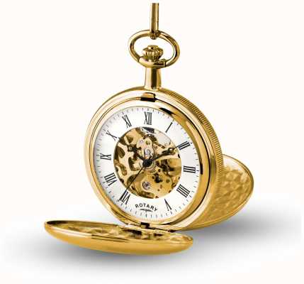 Rotary Men's | Mechanical | Gold Plated | Pocket | Including Chain MP00727/01