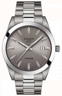 Tissot Gentlemen Titanium | Silver/Grey Titanium Bracelet | Grey Dial T1274104408100