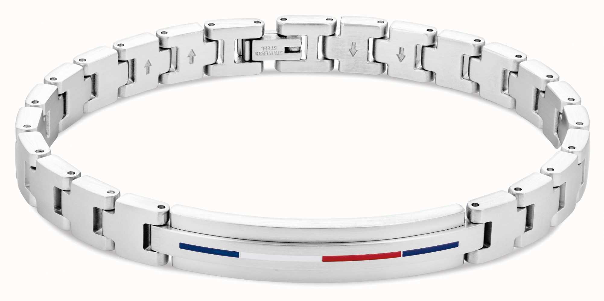 Tommy Hilfiger | Accessories | Tommy Hilfiger Mens Jewelry Stainless Steel  Chunk Chain Bracelet | Poshmark