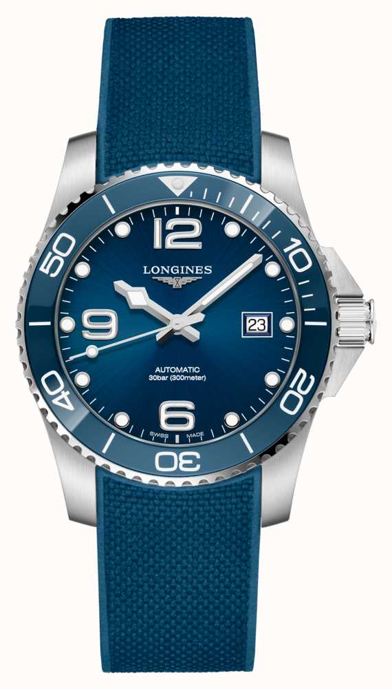 LONGINES Men s HydroConquest Blue Strap Automatic 41mm L37814969