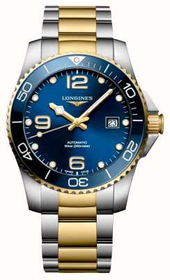 LONGINES HydroConquest 41mm | Automatic | Two Tone | Blue Dial L37813967