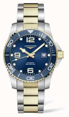 LONGINES HydroConquest 41mm | Automatic | Two Tone | Blue Dial L37813967