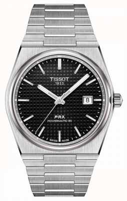 Tissot | PRX 40 205 | 40mm Powermatic 80 | Black Dial | Stainless Steel Bracelet | T1374071105100
