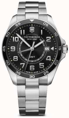 Victorinox | FieldForce GMT | Stainless Steel Bracelet | Black Dial | 241930