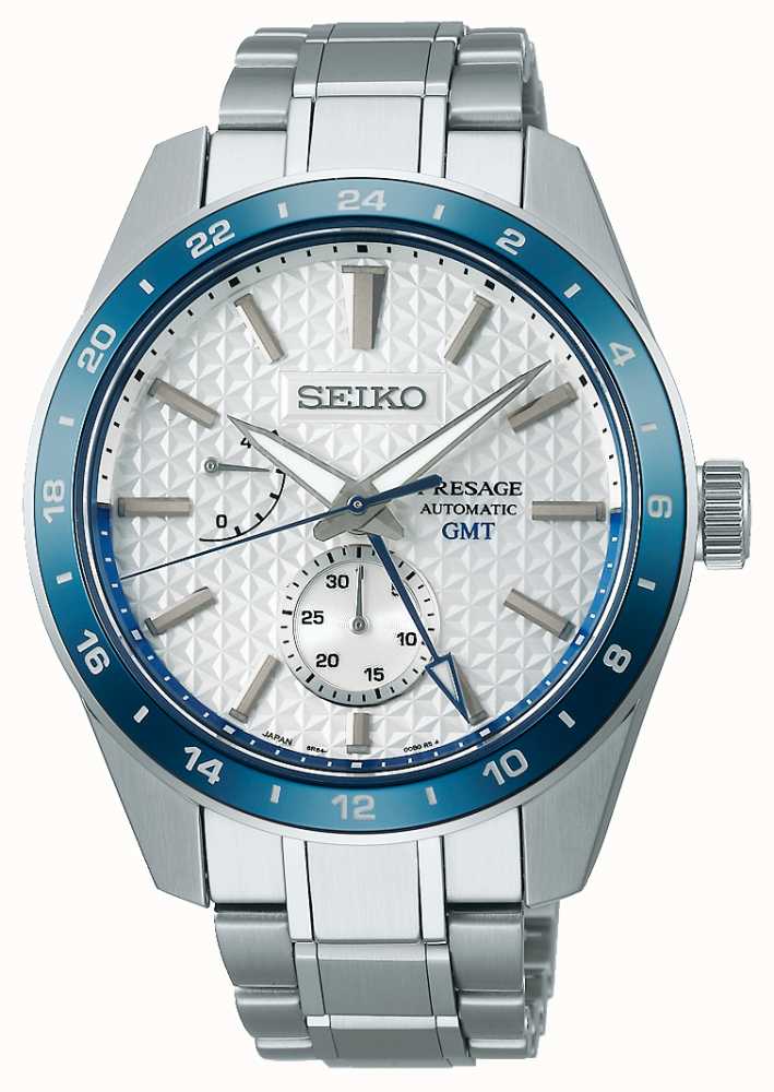 Seiko Presage Sharp Edged GMT: Limited Edition 140th Anniversary SPB223J1 -  First Class Watches™ IRL