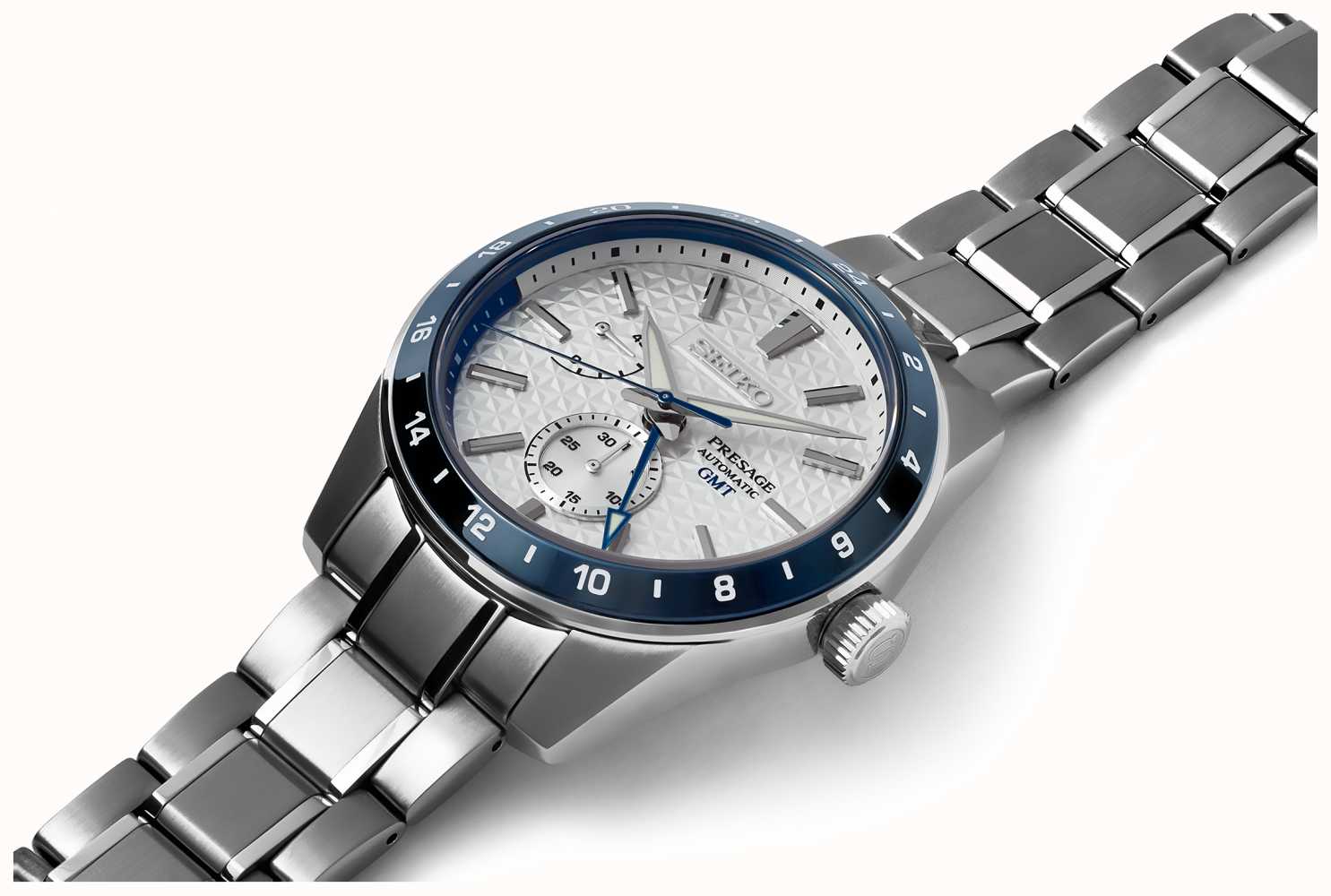 Seiko Presage Sharp Edged GMT: Limited Edition 140th Anniversary SPB223J1 -  First Class Watches™ IRL